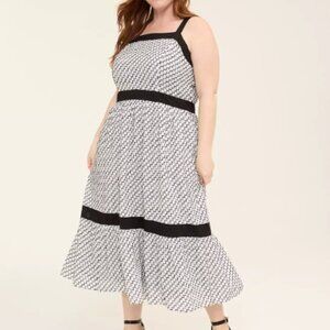 Lane Bryant Square-Neck Tank Maxi Dress